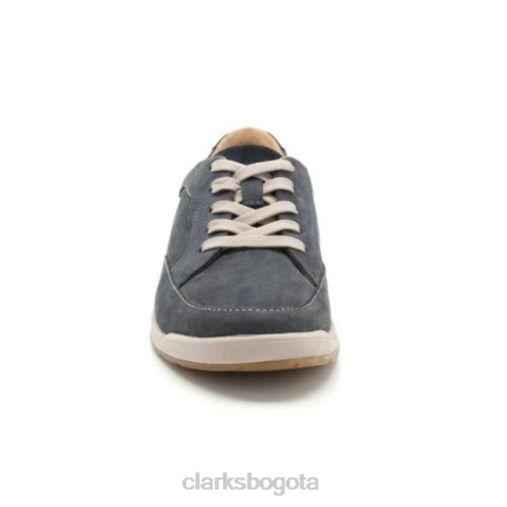 Clarks 0DX8L4523 clarks stafford park5 de nubuck azul marino hombres nubuck azul marino