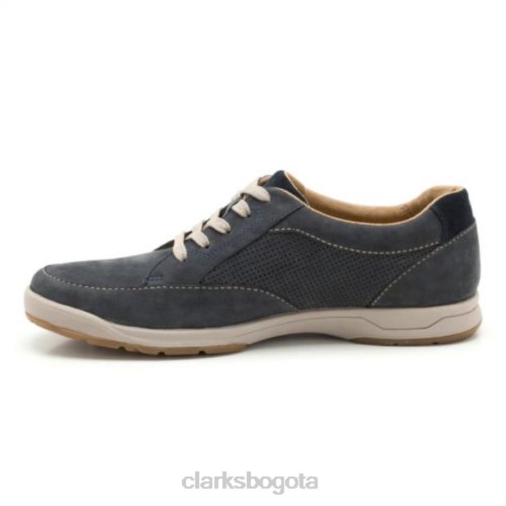 Clarks 0DX8L4523 clarks stafford park5 de nubuck azul marino hombres nubuck azul marino