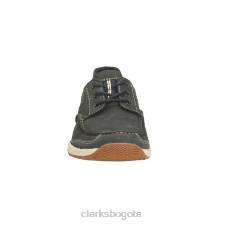 Clarks 0DX8L4525 clarks allston edge nubuck azul marino hombres nubuck azul marino