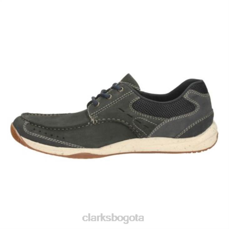 Clarks 0DX8L4525 clarks allston edge nubuck azul marino hombres nubuck azul marino