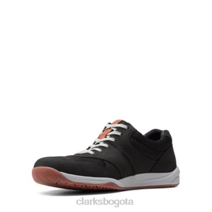 Clarks 0DX8L4532 clarks langton race de nubuck negro hombres nubuck negro