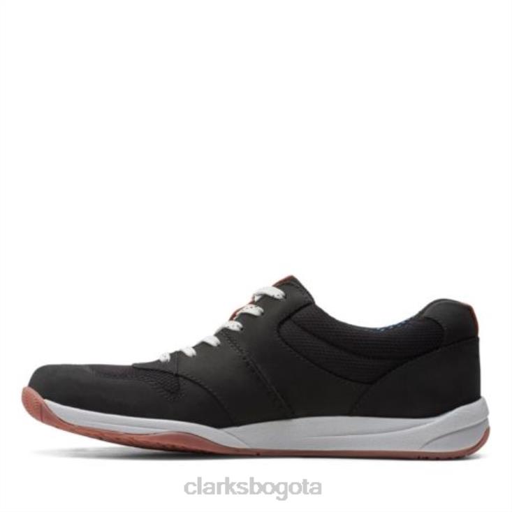 Clarks 0DX8L4532 clarks langton race de nubuck negro hombres nubuck negro