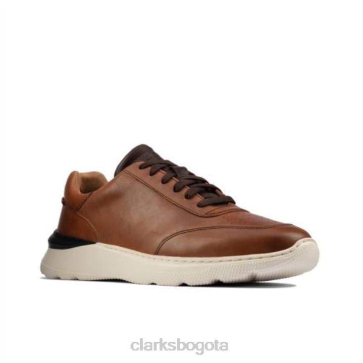 Clarks 0DX8L4533 sprint lite lace clarks cuero tostado hombres cuero marrón