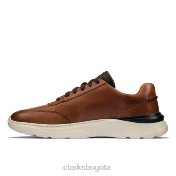 Clarks 0DX8L4533 sprint lite lace clarks cuero tostado hombres cuero marrón