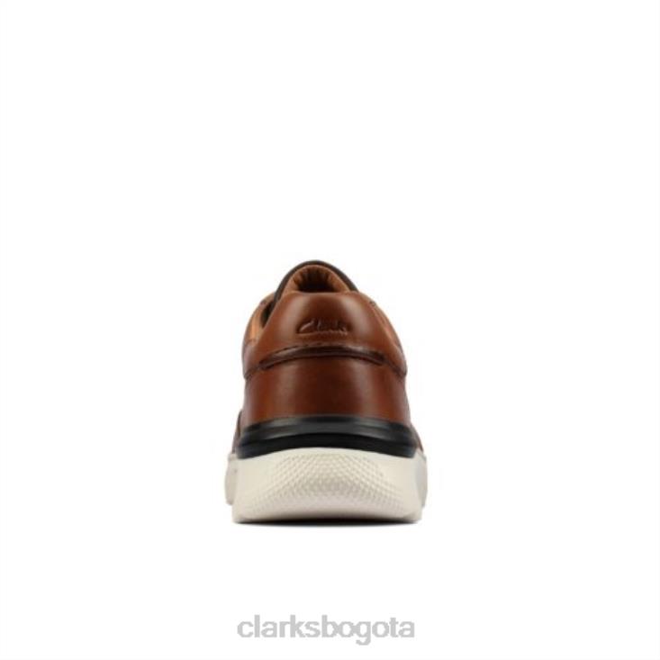 Clarks 0DX8L4533 sprint lite lace clarks cuero tostado hombres cuero marrón