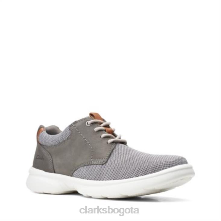 Clarks 0DX8L4535 bradley lane clarks gris oscuro hombres gris oscuro