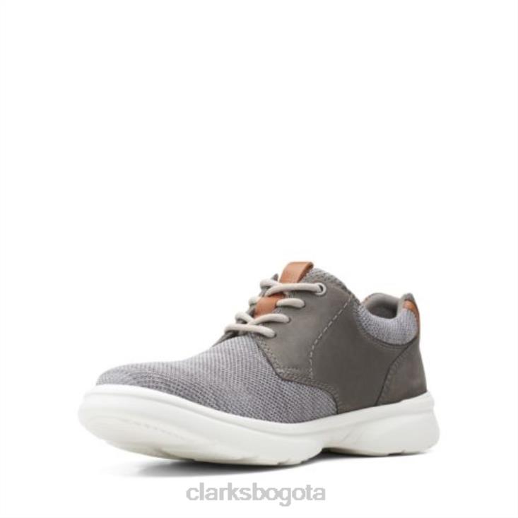 Clarks 0DX8L4535 bradley lane clarks gris oscuro hombres gris oscuro
