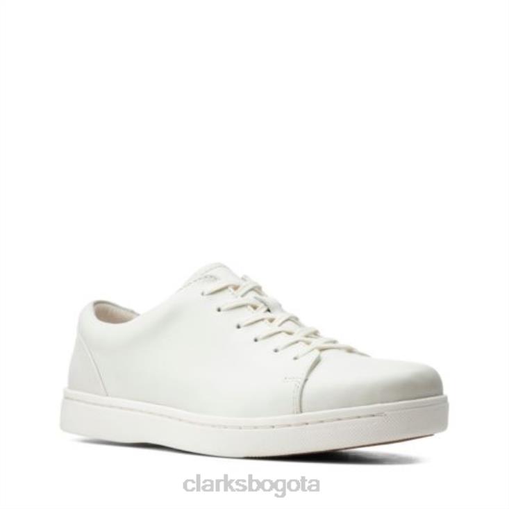 Clarks 0DX8L4536 clarks kitna lo cuero blanco hombres cuero blanco