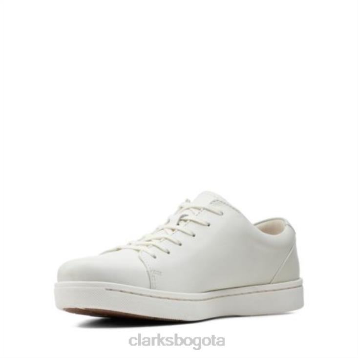 Clarks 0DX8L4536 clarks kitna lo cuero blanco hombres cuero blanco