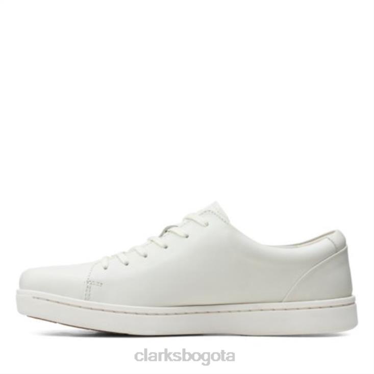 Clarks 0DX8L4536 clarks kitna lo cuero blanco hombres cuero blanco