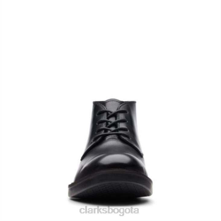 Clarks 0DX8L4540 clarks paulson mid cuero negro hombres cuero negro