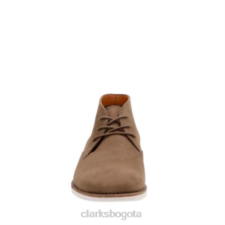 Clarks 0DX8L4541 franson top clarks nubuck marrón hombres nubuck marrón