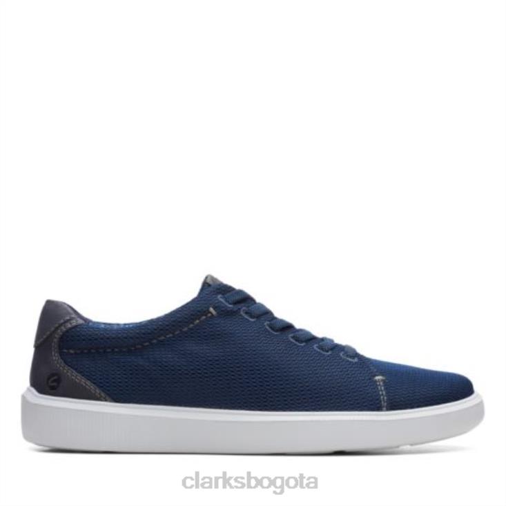 Clarks 0DX8L4542 clarks cambro low azul marino textil hombres textil azul marino