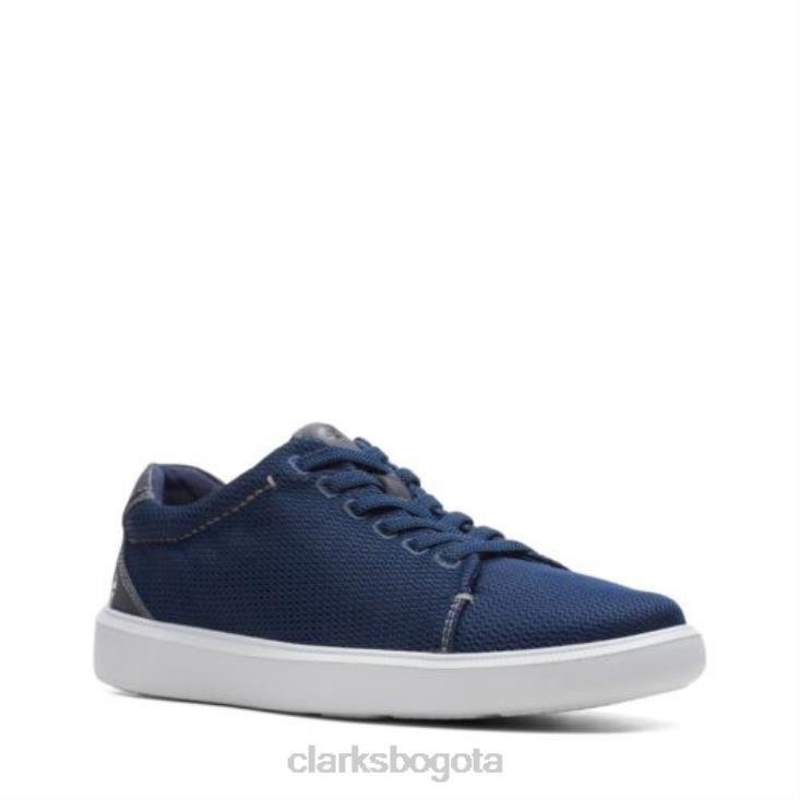 Clarks 0DX8L4542 clarks cambro low azul marino textil hombres textil azul marino