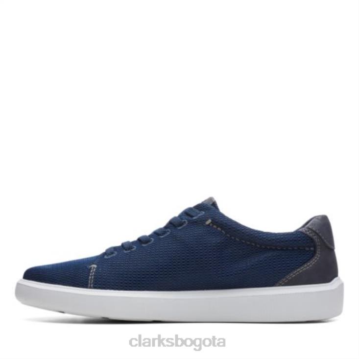 Clarks 0DX8L4542 clarks cambro low azul marino textil hombres textil azul marino