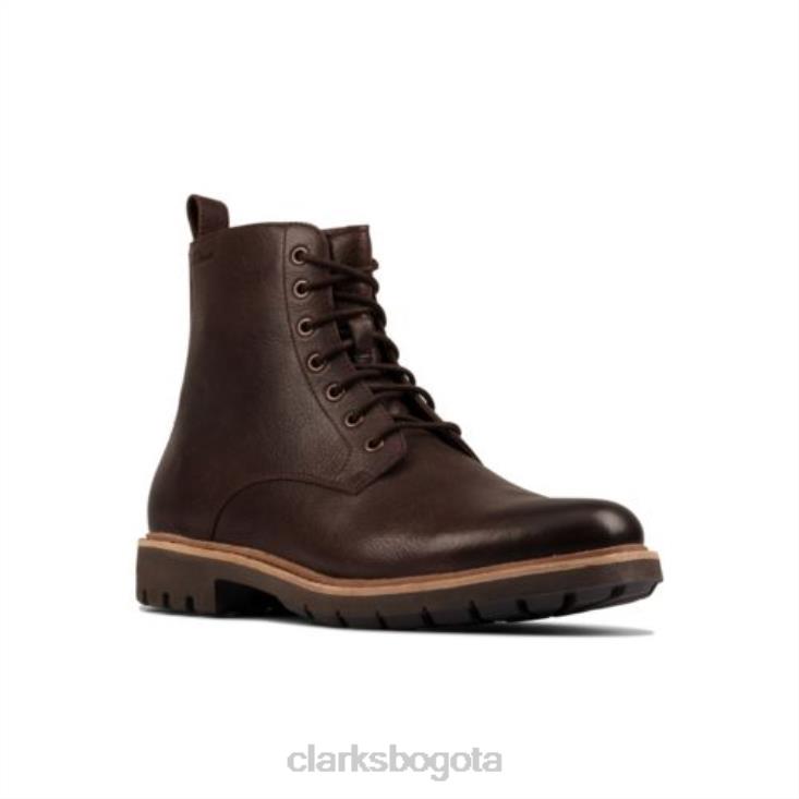 Clarks 0DX8L4547 clarks batcombe hi2 marrón oscuro hombres marron oscuro