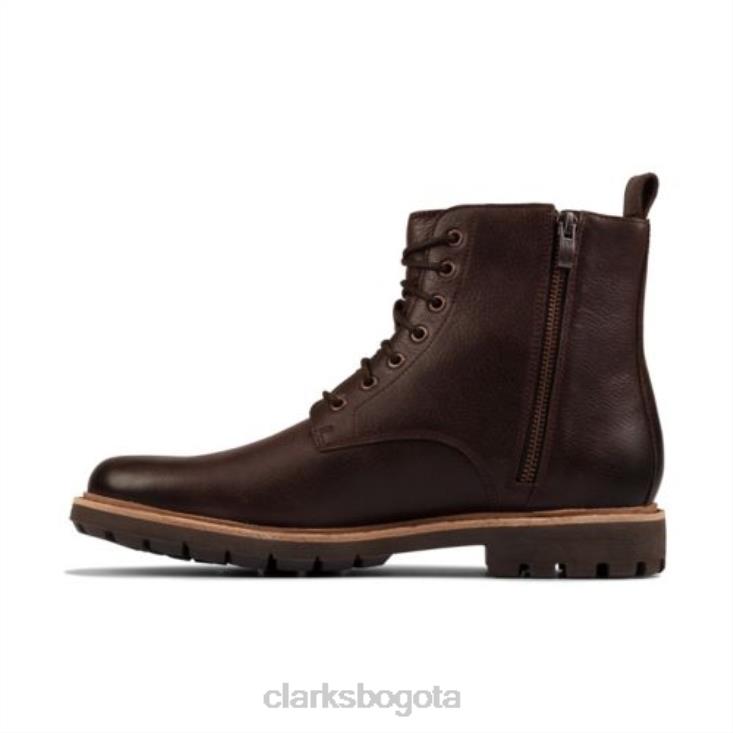 Clarks 0DX8L4547 clarks batcombe hi2 marrón oscuro hombres marron oscuro