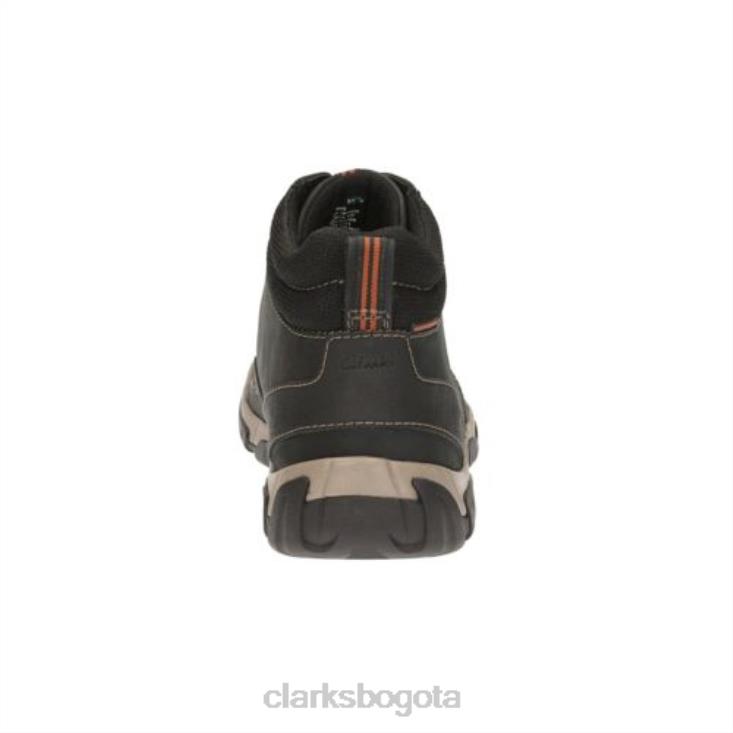 Clarks 0DX8L4553 Top Walbeck de cuero impermeable negro de Clarks hombres cuero negro impermeable