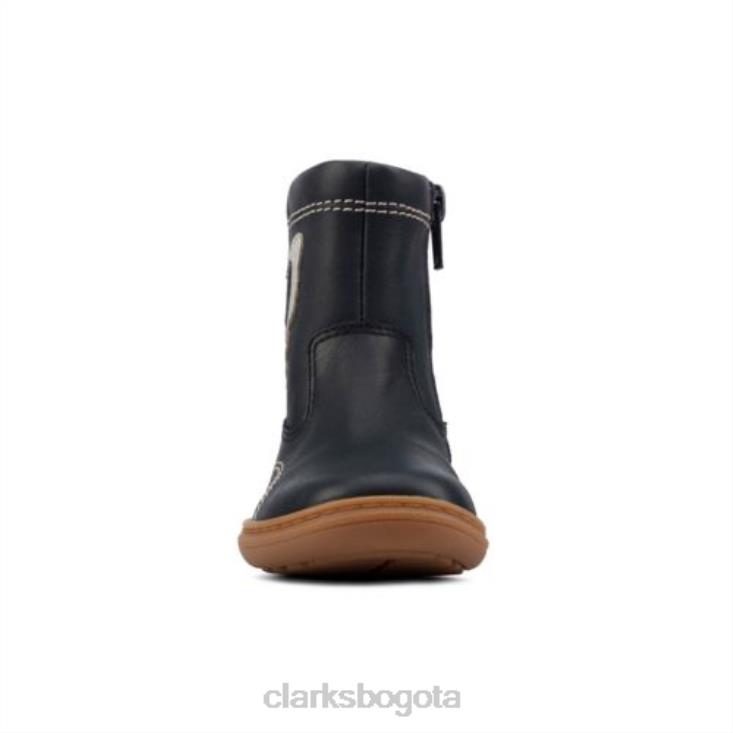 Clarks 0DX8L4556 Clarks midi flash de cuero combinado azul marino fst g fit unisexo cuero combinado azul marino