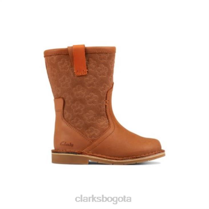 Clarks 0DX8L4569 clarks tan cuero comet pop fst g fit unisexo cuero marrón