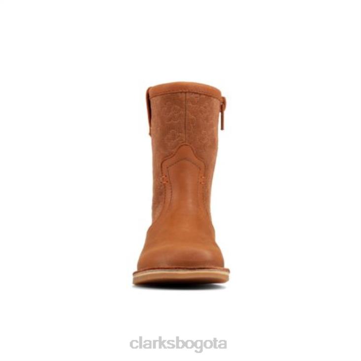 Clarks 0DX8L4569 clarks tan cuero comet pop fst g fit unisexo cuero marrón