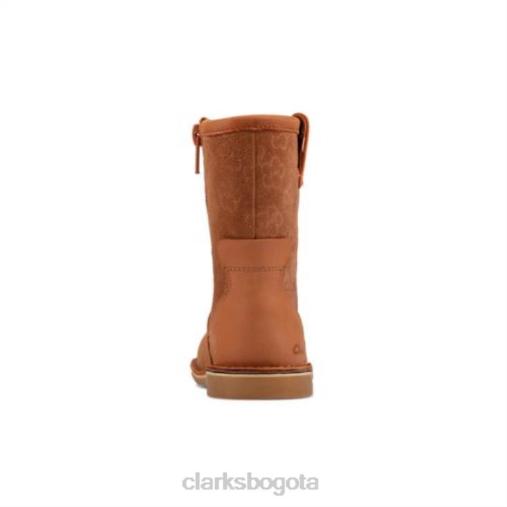 Clarks 0DX8L4569 clarks tan cuero comet pop fst g fit unisexo cuero marrón