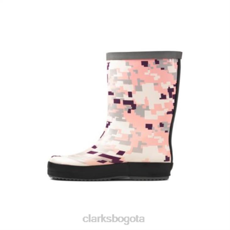 Clarks 0DX8L4576 rosa interés clarks tarri splash inf g fit unisexo interés rosa