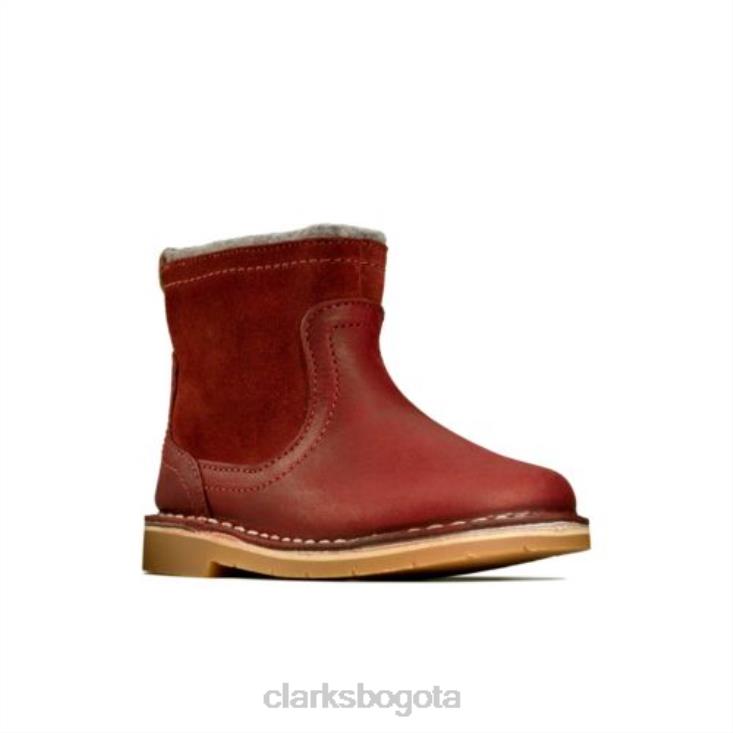 Clarks 0DX8L4577 clarks cometa rojo oscuro frost fst f fit unisexo rojo oscuro
