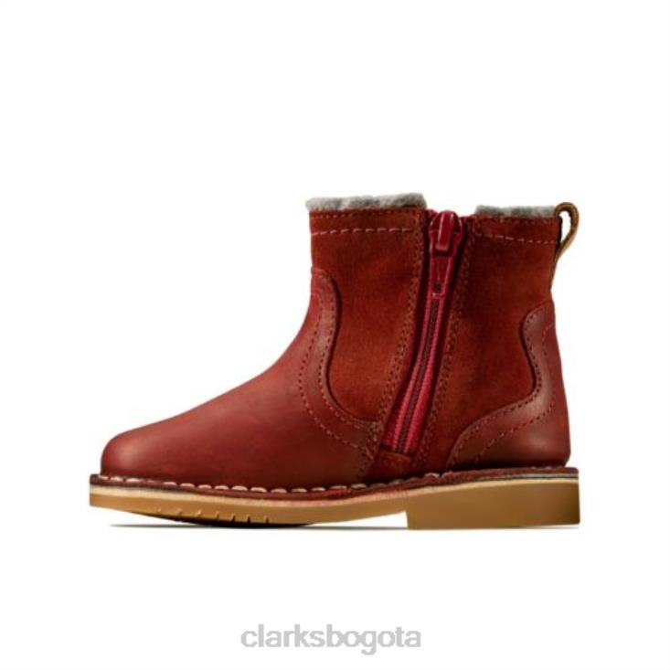 Clarks 0DX8L4577 clarks cometa rojo oscuro frost fst f fit unisexo rojo oscuro