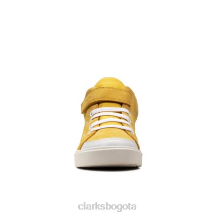 Clarks 0DX8L4579 amarillo bajo combi clarks city hop inf f fit unisexo combinación amarilla