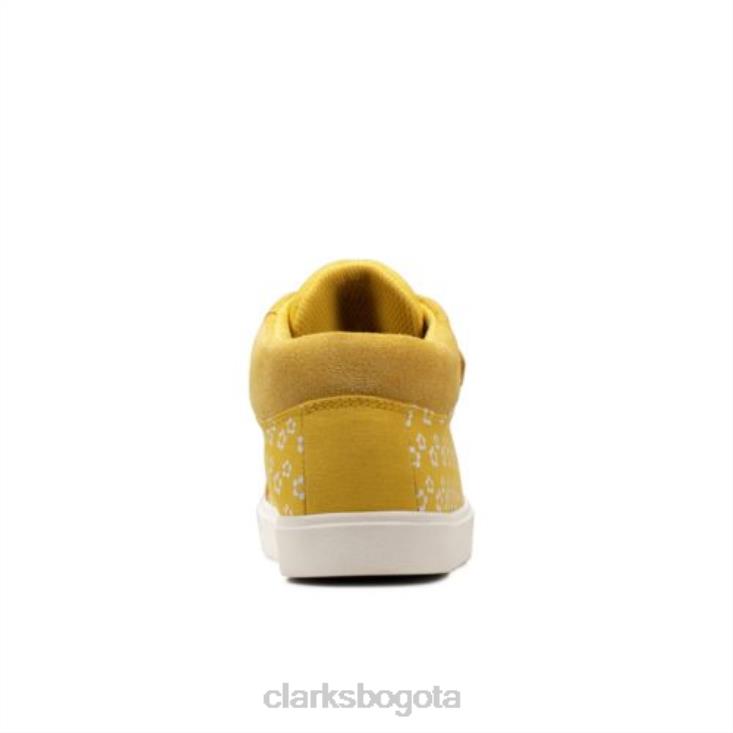 Clarks 0DX8L4579 amarillo bajo combi clarks city hop inf f fit unisexo combinación amarilla