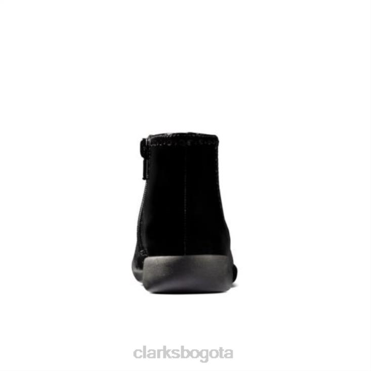 Clarks 0DX8L4583 grabar forma inf g fit clarks patente negra unisexo charol negro