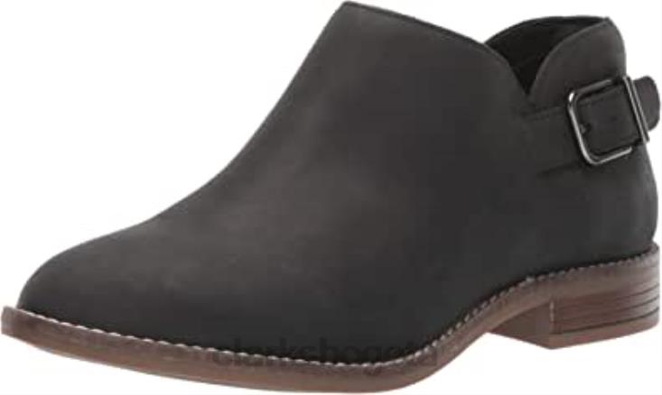 Clarks 0DX8L459 Botín clarks mujer camzmaple piel negro mujer cuero negro