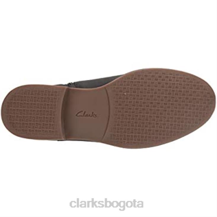 Clarks 0DX8L459 Botín clarks mujer camzmaple piel negro mujer cuero negro