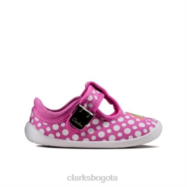 Clarks 0DX8L4590 clarks roamer sun fst g fit rosa intenso niños Rosa caliente