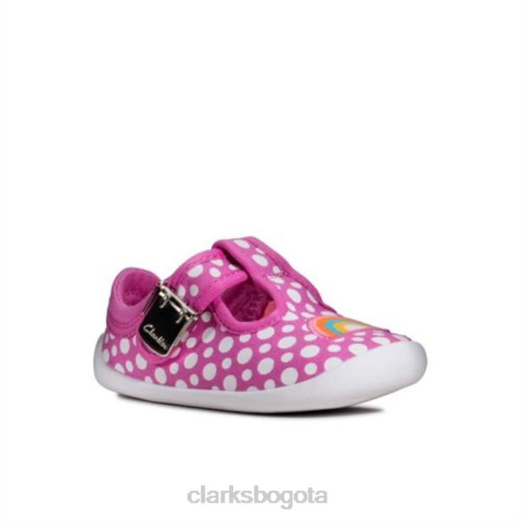 Clarks 0DX8L4590 clarks roamer sun fst g fit rosa intenso niños Rosa caliente