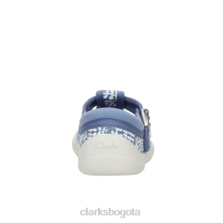 Clarks 0DX8L4594 clarks briley bow fst-h fit denim niños mezclilla