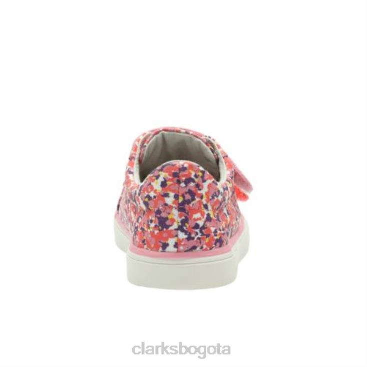 Clarks 0DX8L4595 clarks rosa brill ice inf g fit niños rosa