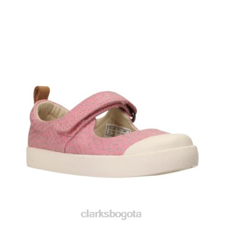 Clarks 0DX8L4596 clarks rosa halcy wink fst g fit niños rosa