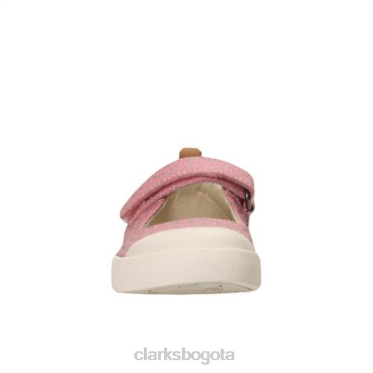 Clarks 0DX8L4596 clarks rosa halcy wink fst g fit niños rosa