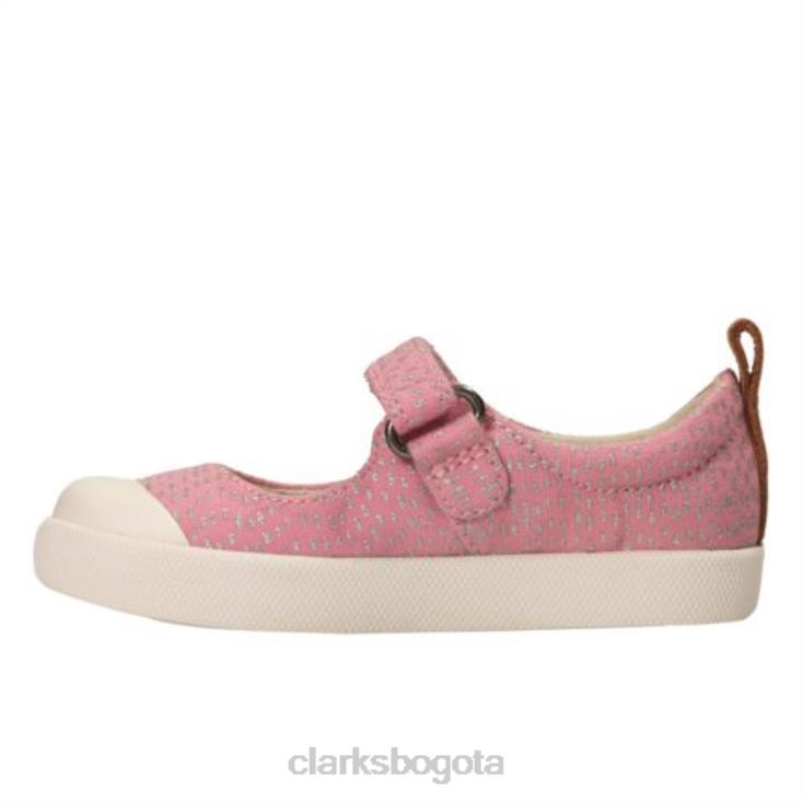 Clarks 0DX8L4596 clarks rosa halcy wink fst g fit niños rosa