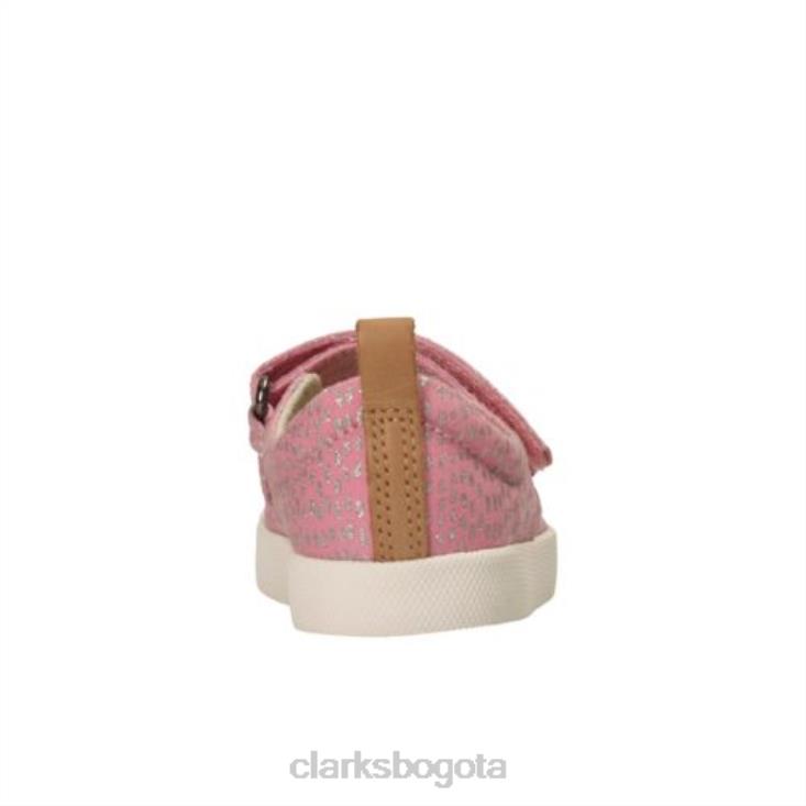 Clarks 0DX8L4596 clarks rosa halcy wink fst g fit niños rosa