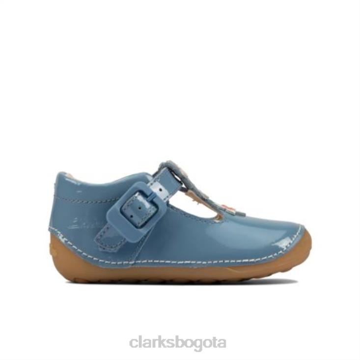 Clarks 0DX8L4604 azul medio ti ny f lower fst h fit clarks niños azul medio