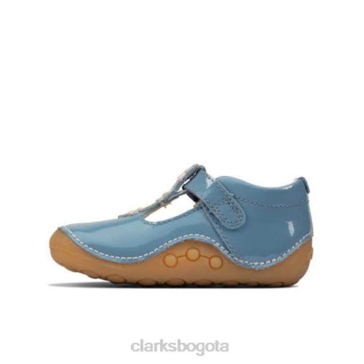 Clarks 0DX8L4604 azul medio ti ny f lower fst h fit clarks niños azul medio