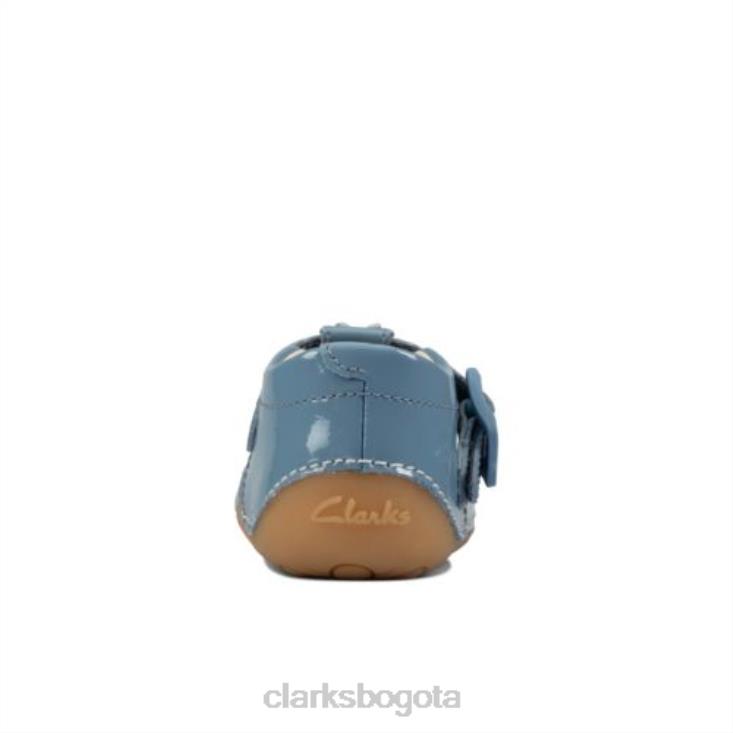 Clarks 0DX8L4604 azul medio ti ny f lower fst h fit clarks niños azul medio