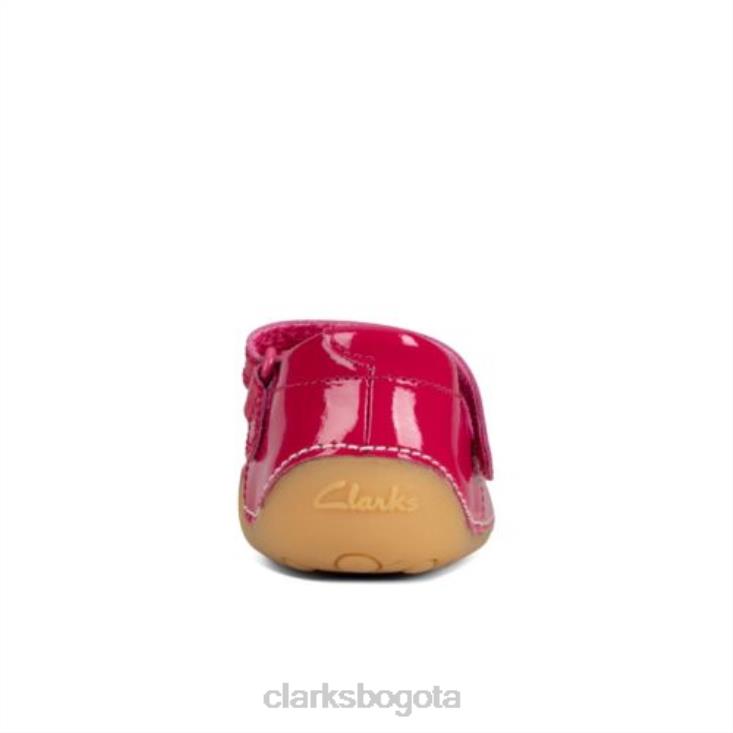 Clarks 0DX8L4606 ti ny mist fst h fit raspberry comb clarks niños peine de frambuesa