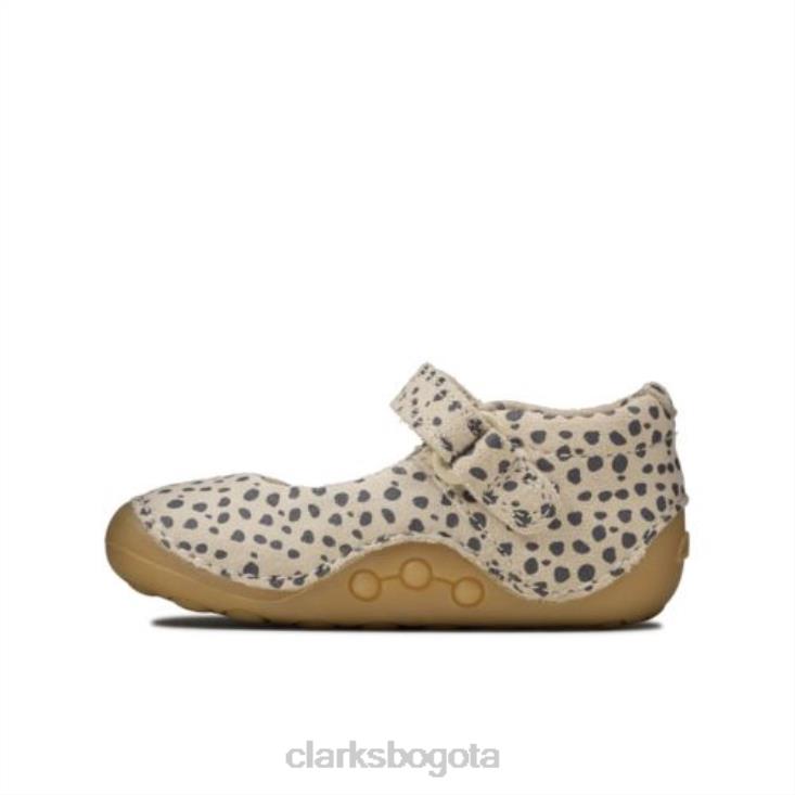 Clarks 0DX8L4607 ti ny niebla fst g fit clarks algodón niños algodón