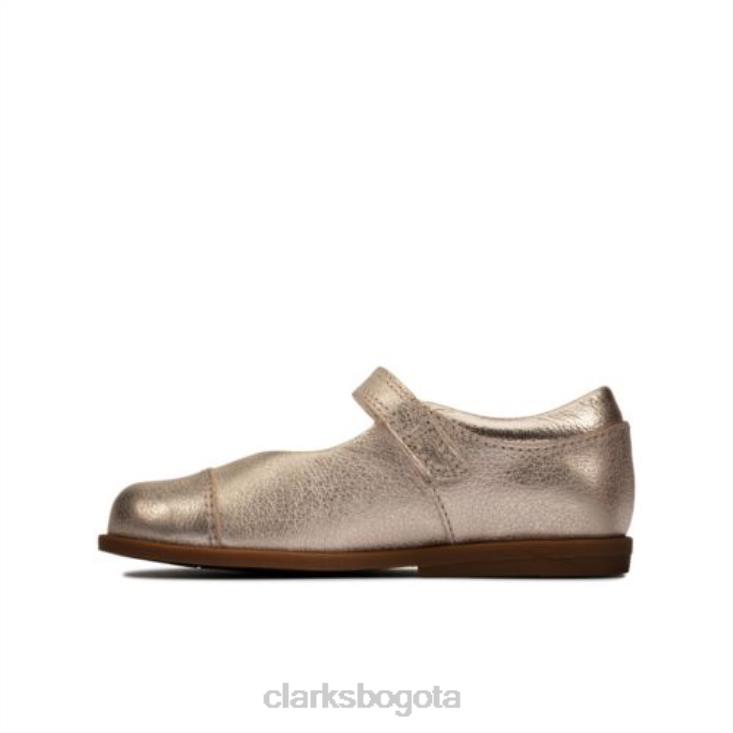 Clarks 0DX8L4609 clarks gold draw sun fst g fit niños oro