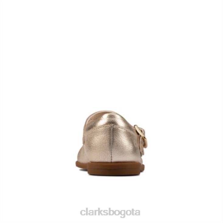 Clarks 0DX8L4609 clarks gold draw sun fst g fit niños oro