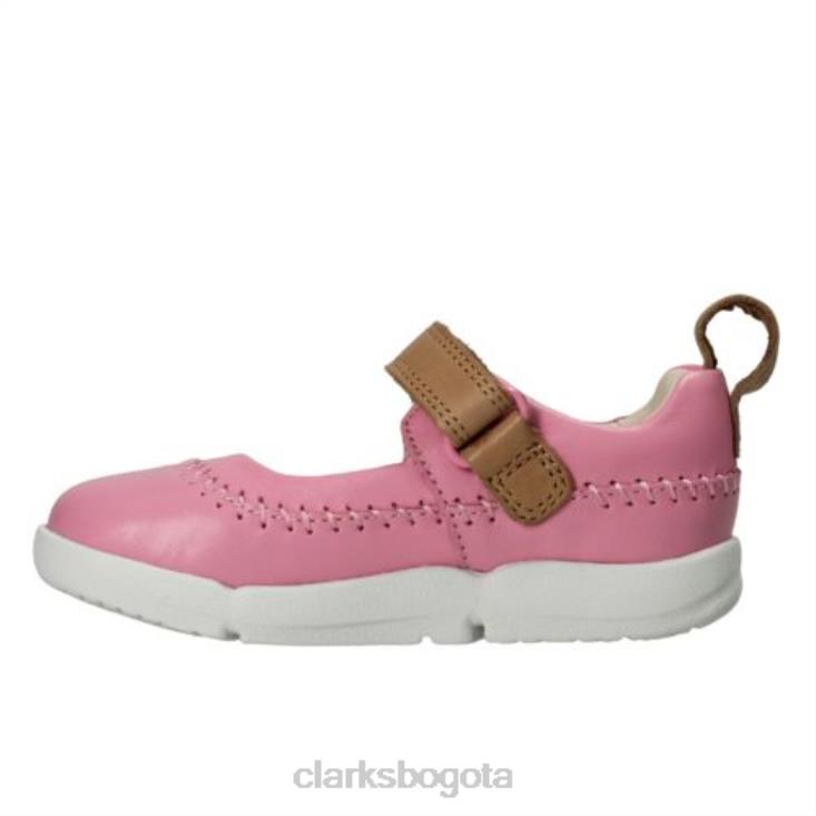 Clarks 0DX8L4617 clarks tri atlas rosa fst g fit niños rosa